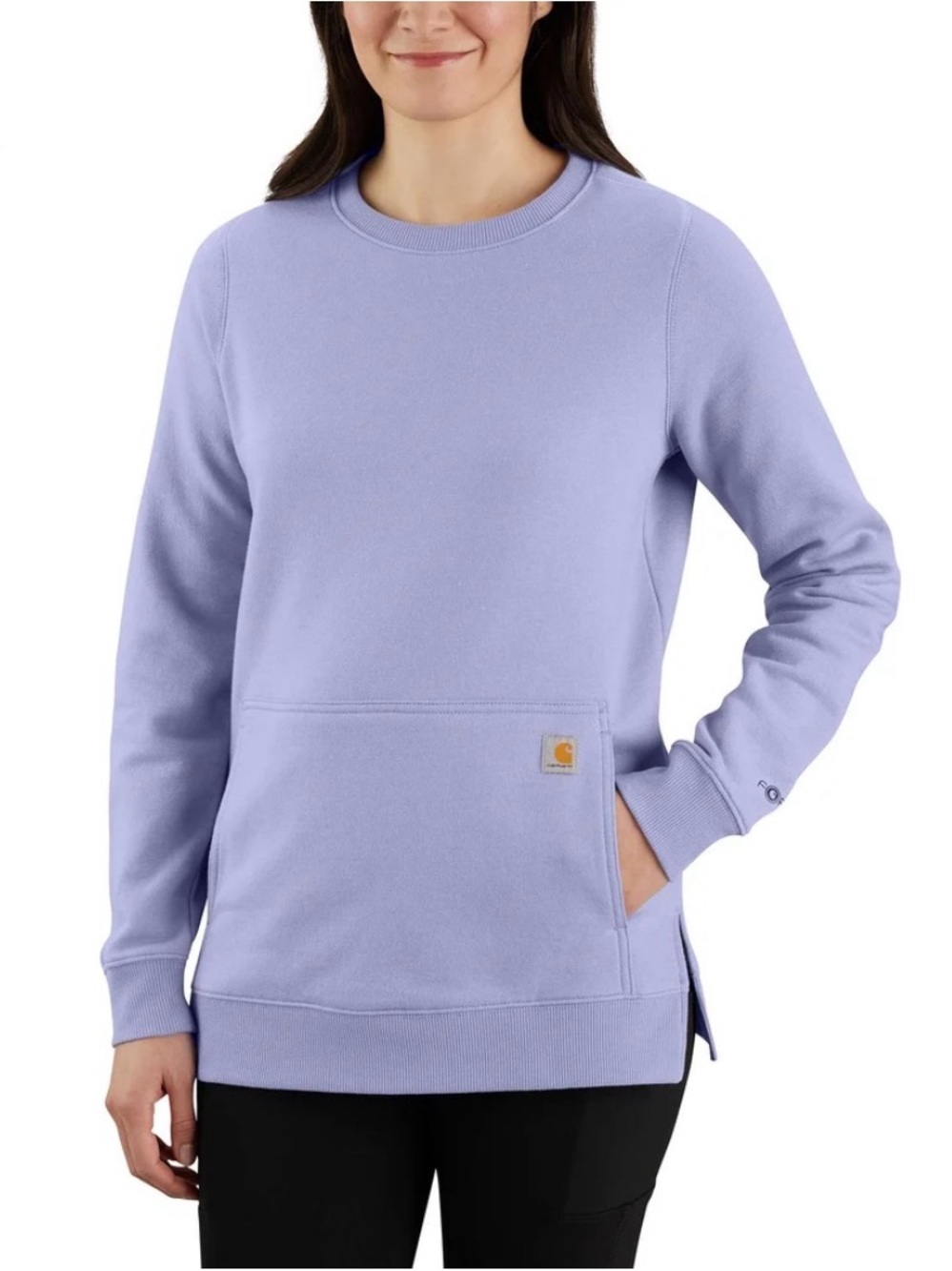 Carhartt Women's Lavender Crewneck Sweatshirt